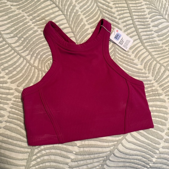 lululemon athletica Tops - Lululemon Ribbed Nulu High-Neck Yoga Bra